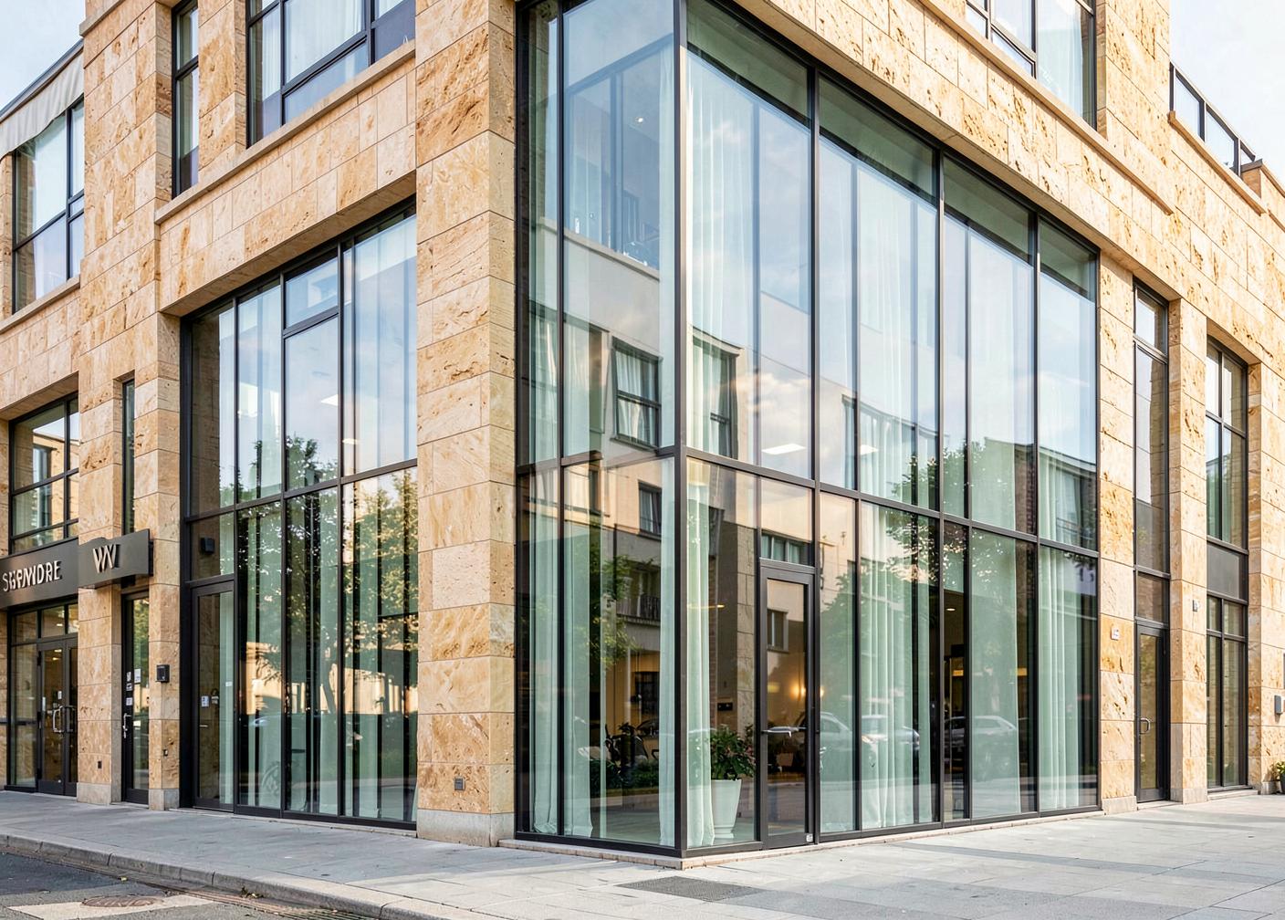 Commercial Glazing — Strata Home Designs